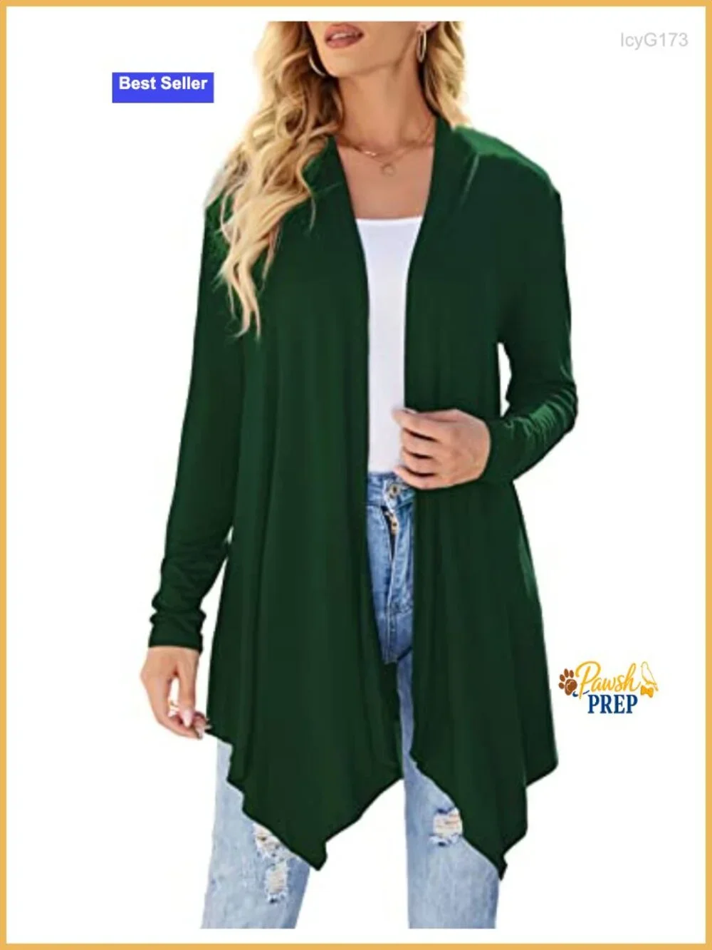 Women's Lightweight Cardigan Long Sleeve Open Front Duster